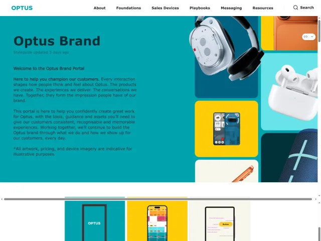 Optus guidelines: Optus Brand
