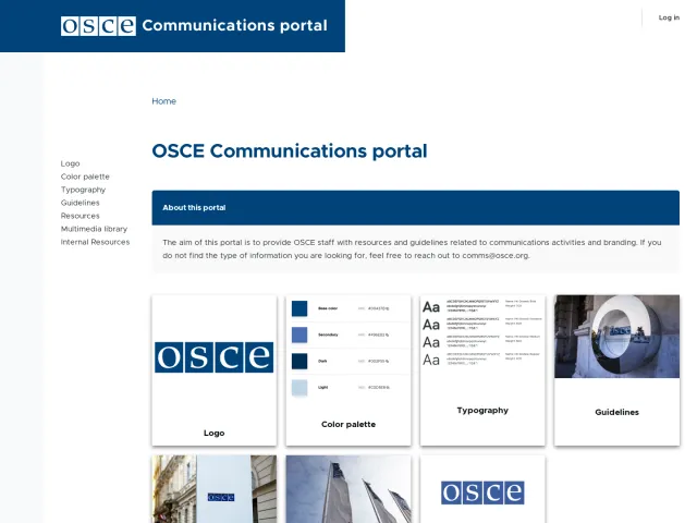 OSCE guidelines: OSCE Communications portal