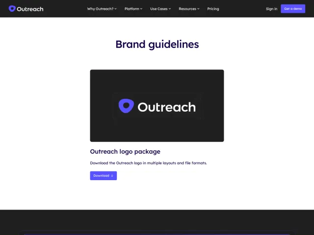 Outreach guidelines: Outreach Brand Guidelines