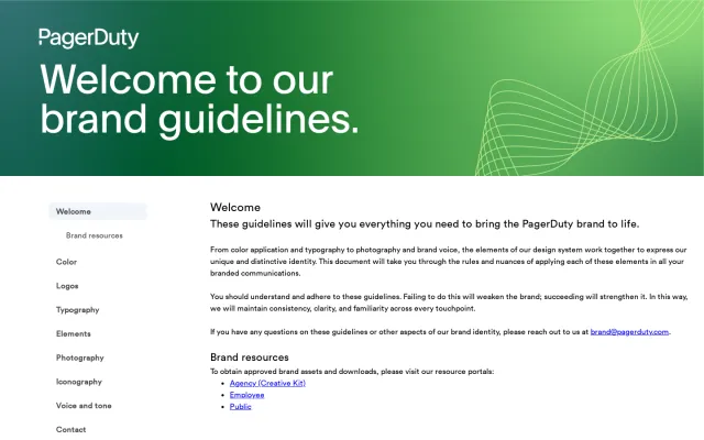 PagerDuty guidelines: PagerDuty Guidelines