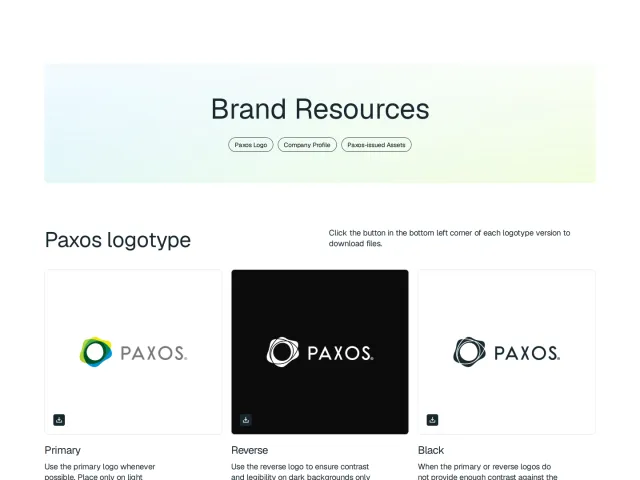 Paxos press & asset kit: Paxos