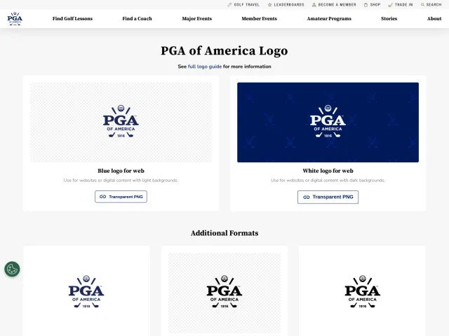 PGA of America press & asset kit: PGA of America Logo & Brand