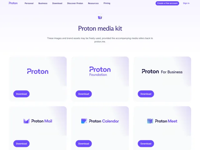 Proton press & asset kit: Proton media kit