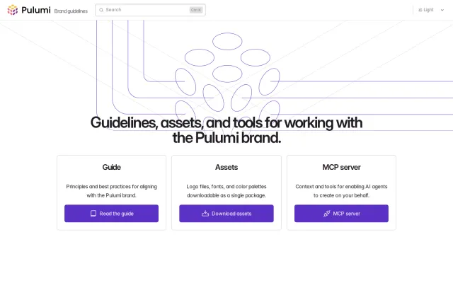 Pulumi guidelines: Pulumi brand