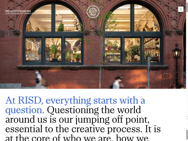 Rhode Island School of Design guidelines: RISD Identity Guidelines