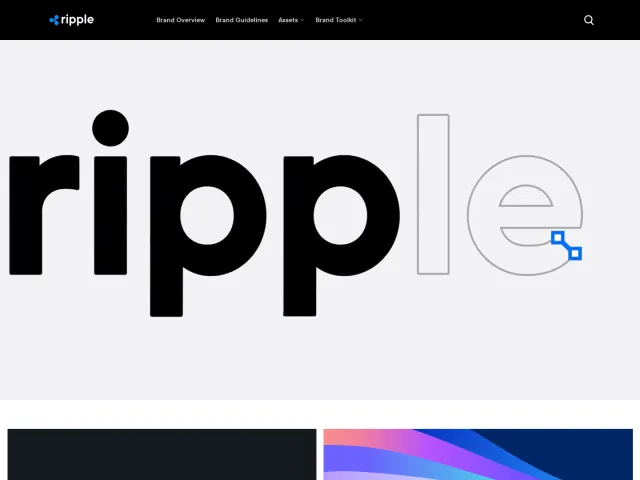 Ripple brand portal: Home
