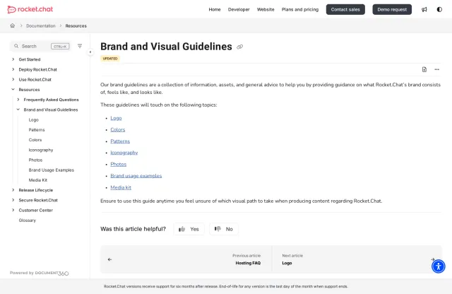 Rocket.Chat guidelines: Rocket Chat Brand and Visual Guidelines