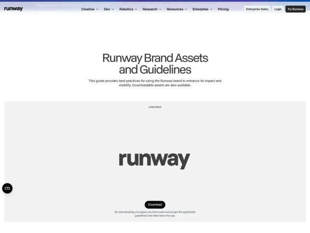 Runway guidelines: Brand Guidelines & Assets