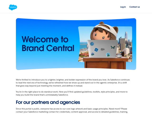Salesforce brand portal: Salesforce Brand Central