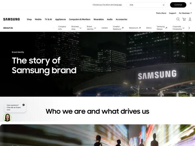 Samsung guidelines: Brand Identity