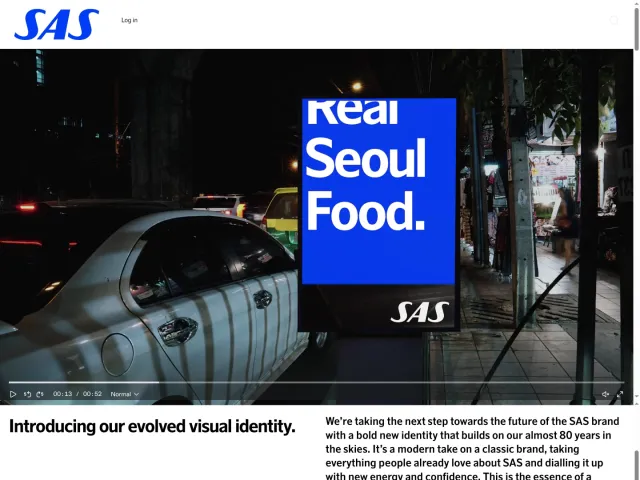 SAS Scandinavian Airlines guidelines: Home