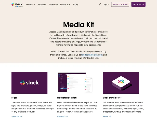 Slack press & asset kit: Media Kit
