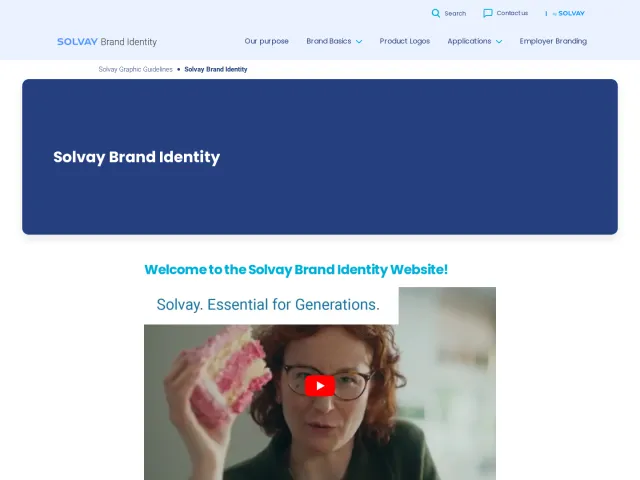 Solvay guidelines: Solvay Brand Identity