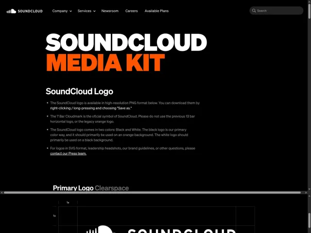 SoundCloud press & asset kit: SoundCloud Media Kit