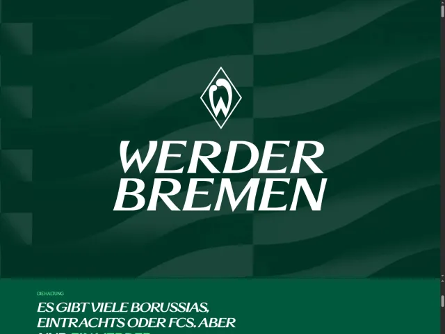 SV Werder Bremen guidelines: SV Werder Bremen Corporate Design