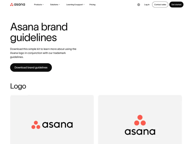 Asana guidelines: Asana Brand Guidelines • Asana