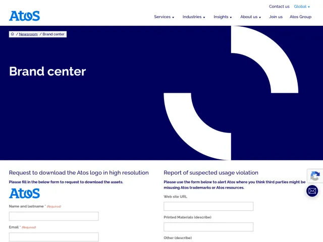 Atos press & asset kit: Brand center