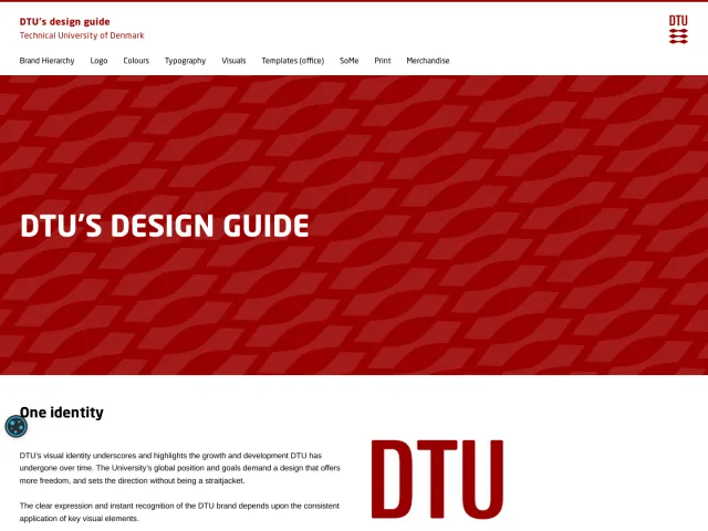 Technical University of Denmark guidelines: Designguide