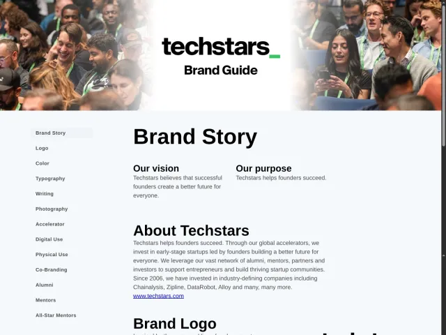 Techstars guidelines: Techstars Brand Guidelines