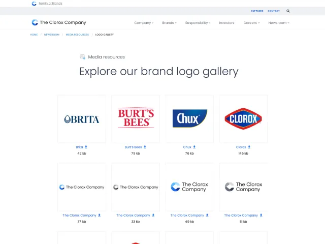 The Clorox Company press & asset kit: Logo Gallery