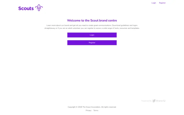 The Scout Association brand portal: The Scout Association