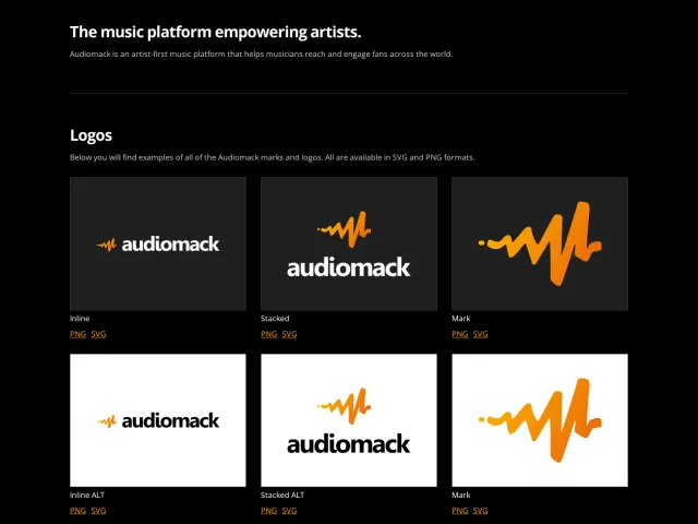 Audiomack press & asset kit: Audiomack Style Guide