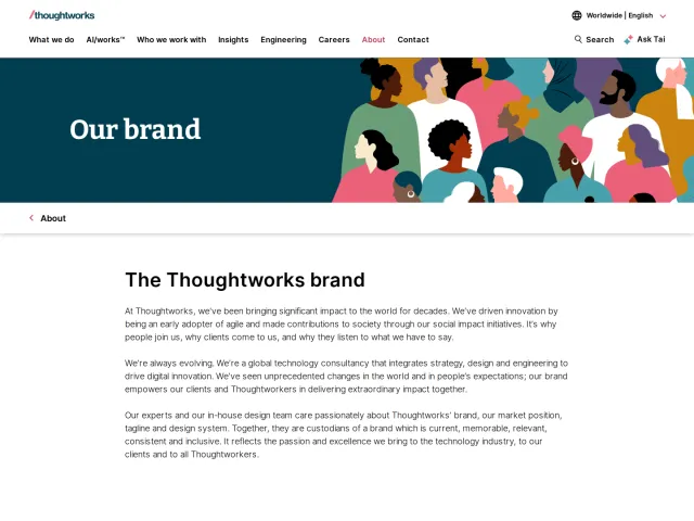 Thoughtworks guidelines: Our Brand
