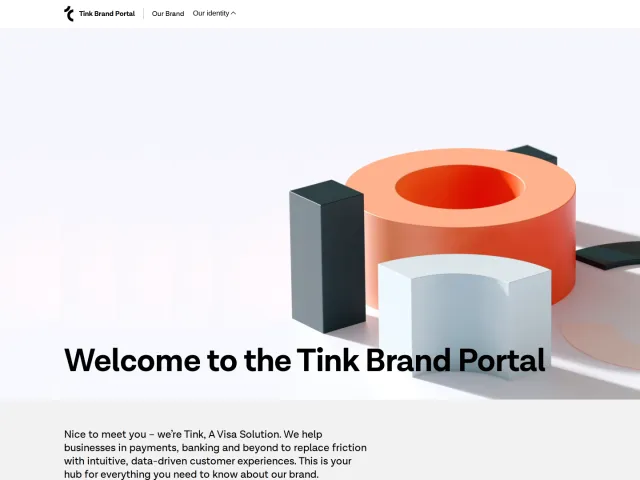 Tink brand portal: Welcome to the Tink Brand Portal