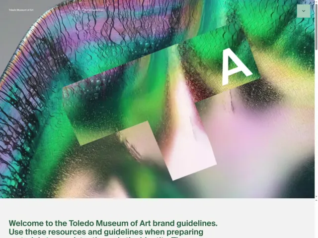 Toledo Museum of Art guidelines: Toledo Museum of Art Brand Guidelines