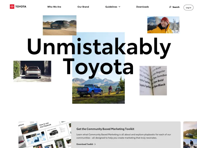 Toyota brand portal: Toyota Brand Hub