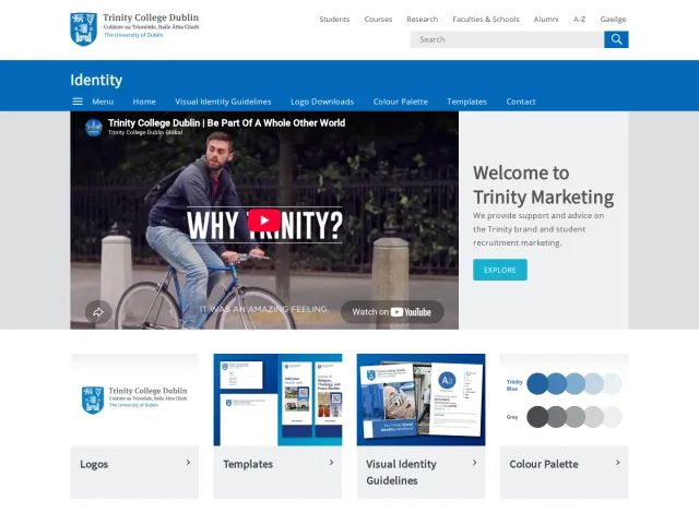 Trinity College Dublin guidelines: Identity