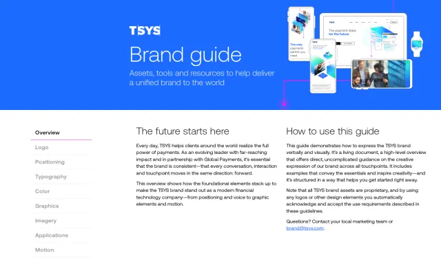 TSYS guidelines: TSYS brandguide