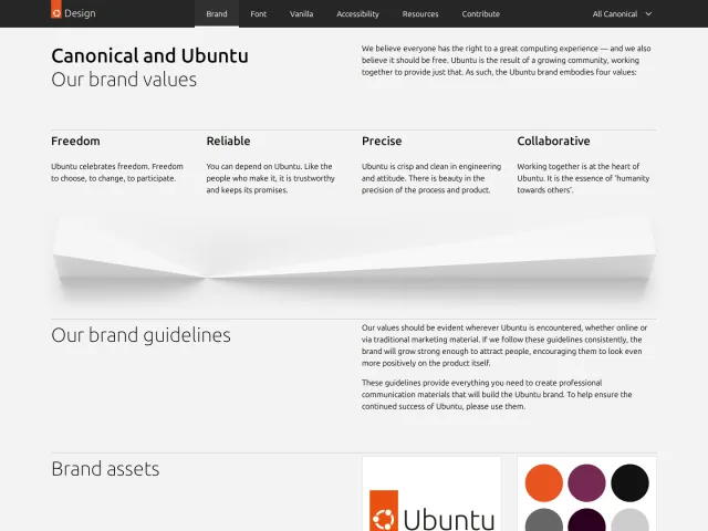 Ubuntu guidelines: Our brand values