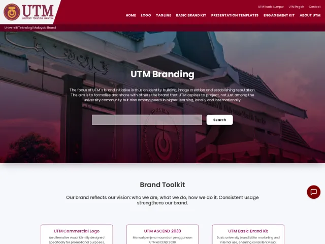Universiti Teknologi Malaysia guidelines: Universiti Teknologi Malaysia Brand