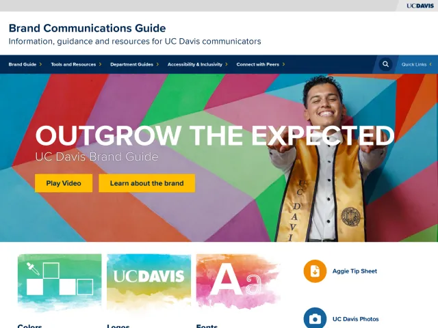 University of California, Davis guidelines: Brand Communications Guide