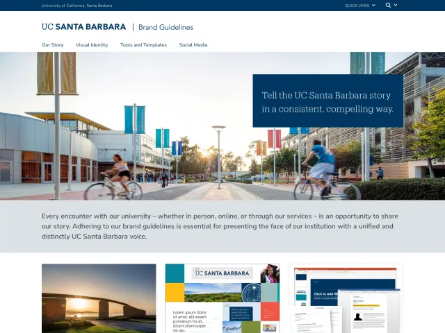 University of California, Santa Barbara guidelines: Home