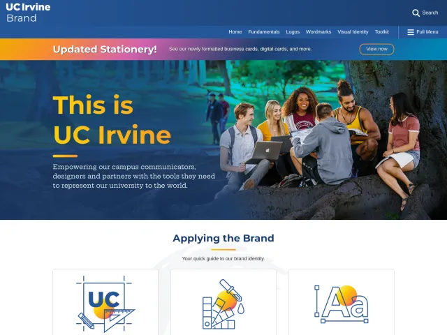 University of California, Irvine guidelines: Home // Brand // UC Irvine