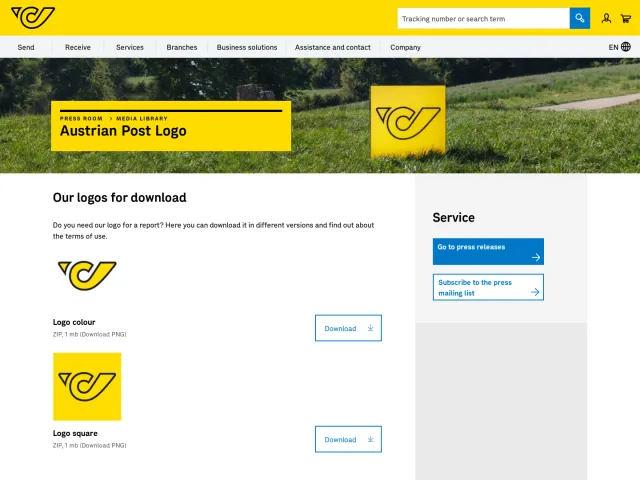Austrian Post press & asset kit: Austrian Post Logo