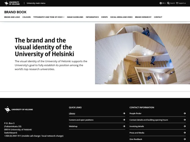 University of Helsinki guidelines: Brand book