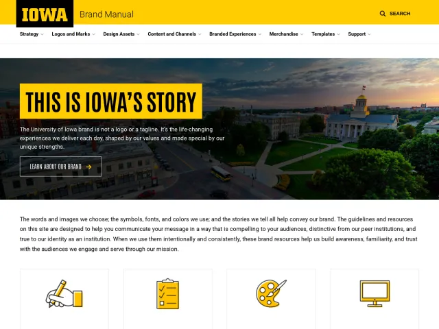 University of Iowa guidelines: Brand Manual
