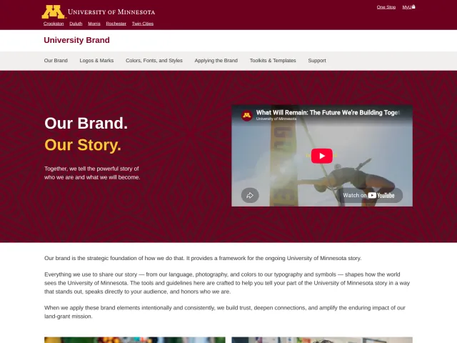 University of Minnesota guidelines: Homepage
