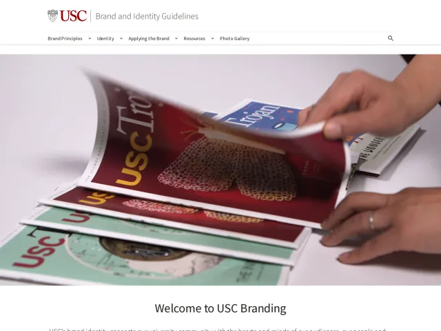 University of Southern California guidelines: Welcome