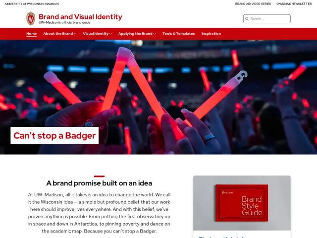 University of Wisconsin–Madison guidelines: Brand and Visual Identity