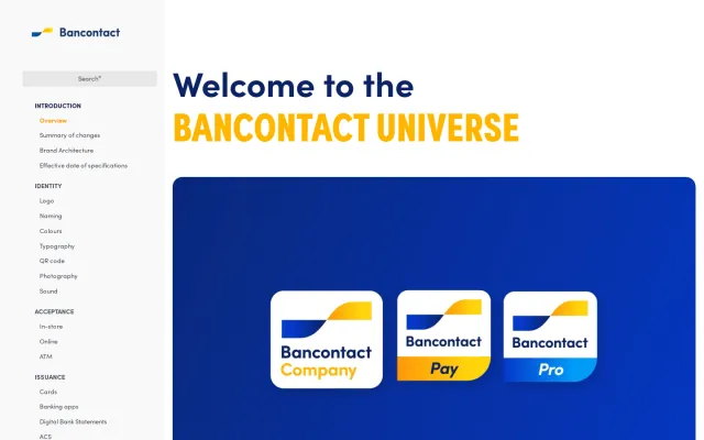 Bancontact guidelines: Branding Guidelines