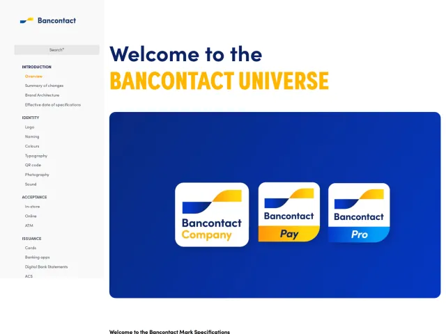 Bancontact guidelines: Branding Guidelines
