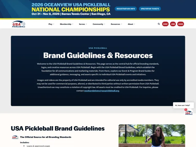 USA Pickleball guidelines: USA Pickleball Brand Guides: Your Essential Branding Resource