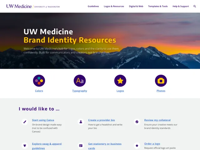 UW Medicine guidelines: UW Medicine