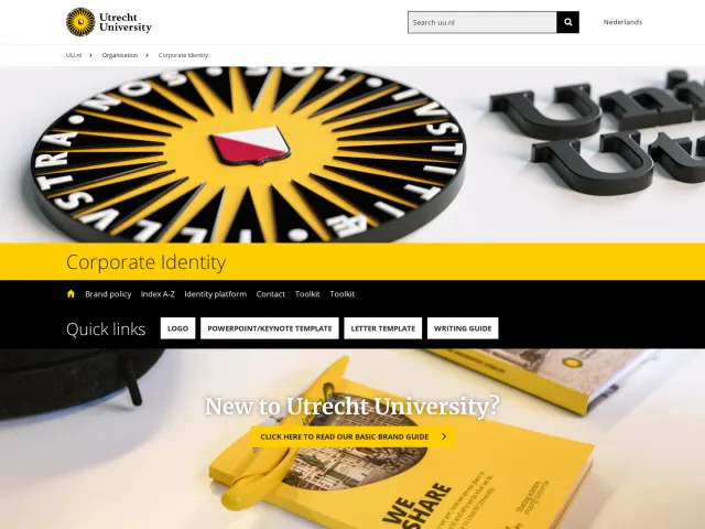 Utrecht University guidelines: Corporate Identity