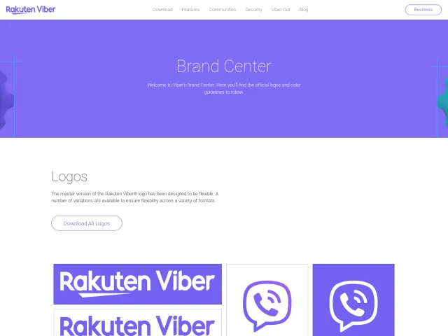 Viber guidelines: Brand Center