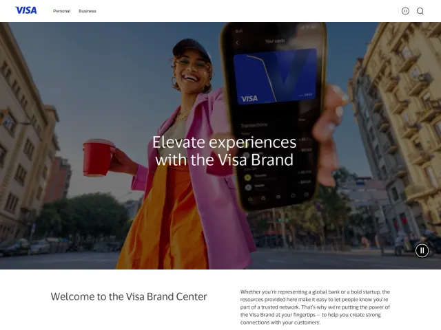 Visa brand portal: Visa Brand Center